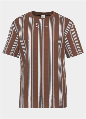 Karl Kani Small Signature Striped T-Shir